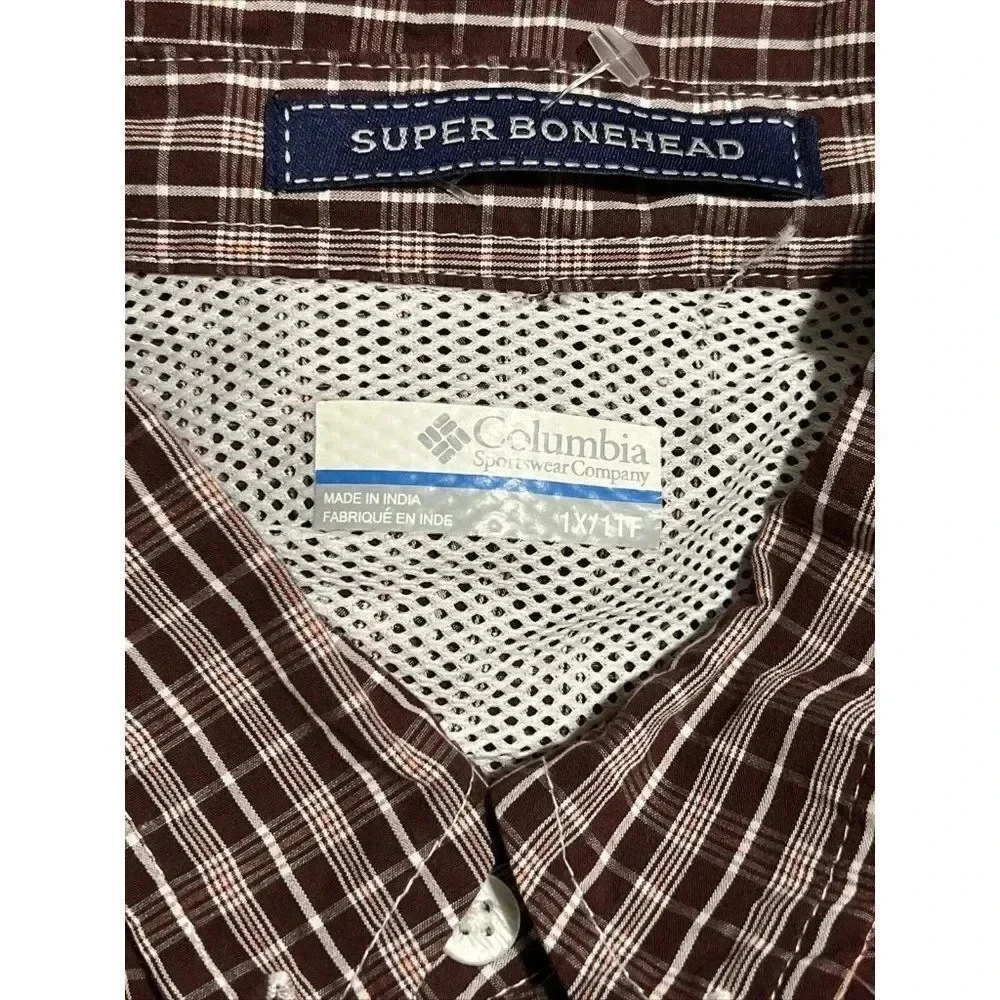 Columbia Men’s PFG Super Bonehead Classic Short Sleeve Shirt Sz 1X/1TF